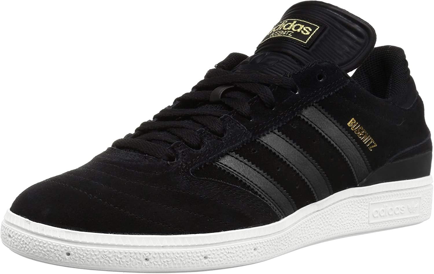 adidas originals 男式 busenitz 运动鞋 黑色/黑色/白色 6 m us